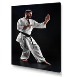 Martial Arts Combat Warrior I - Martial Arts Canvas Wall Art