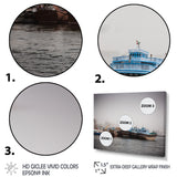 Photo Sailing Port Serenity I - Sailing Canvas Wall Art