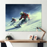 Alpine Skiing Adventures I - Skiing Canvas Wall Art