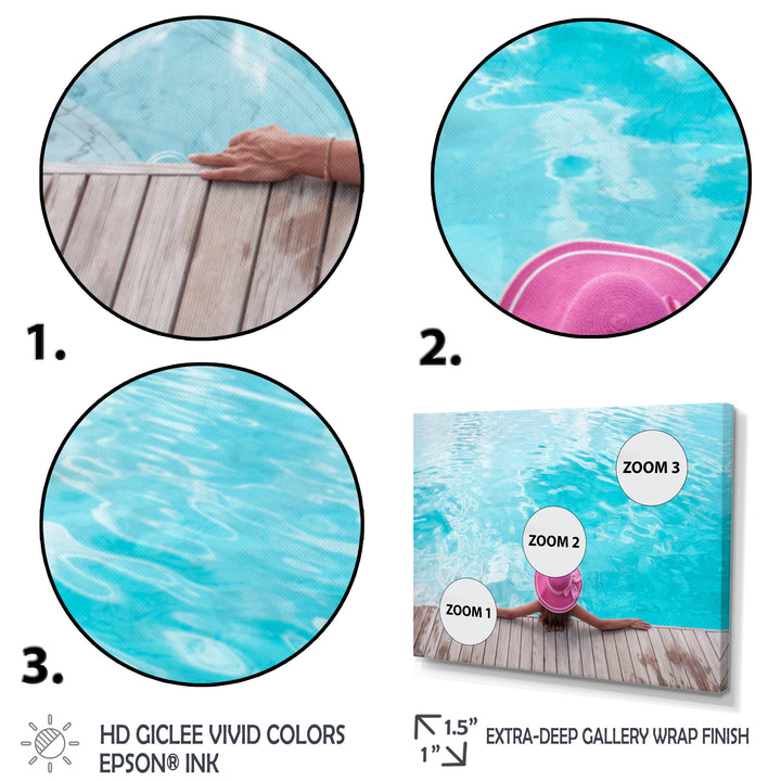 Swimming Relaxation I - Swimming Canvas Wall Art