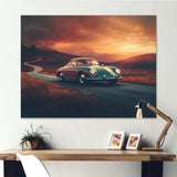 Classic German Car Scenery I - Performing Arts Canvas Wall Art