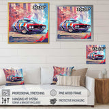 Graffiti Muscle Car I - Transportation Canvas Wall Art