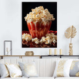 Popart Playful Popcorn - Abstract Canvas Wall Art