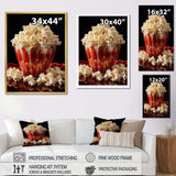 Popart Playful Popcorn - Abstract Canvas Wall Art