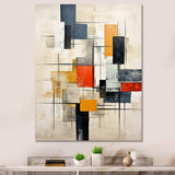 Ivory Illusions Abstract Shapes - Abstract Canvas Wall Art