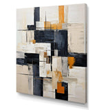 Ivory Illusions Abstract Shapes II - Abstract Canvas Wall Art