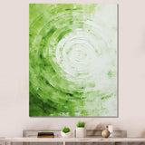 Green White Sage Spirals - Abstract Canvas Wall Art