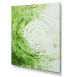 Green White Sage Spirals - Abstract Canvas Wall Art