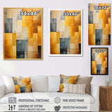 Topaz Tessellation - Abstract Canvas Wall Art