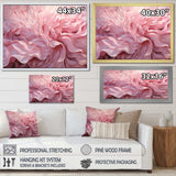 Pink Tender Twirl Spiral - Abstract Canvas Wall Art