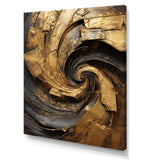 Gold Black Timeless Turn IV - Abstract Canvas Wall Art