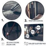 Couple Training I - Aerobic & Bodybuilding Canvas Wall Art