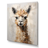 Minimalism Alpaca Grunge - Alpaca Wall Art Prints
