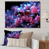 Celestial Antics Cosmic Purple Ant - Ant Wall Decor