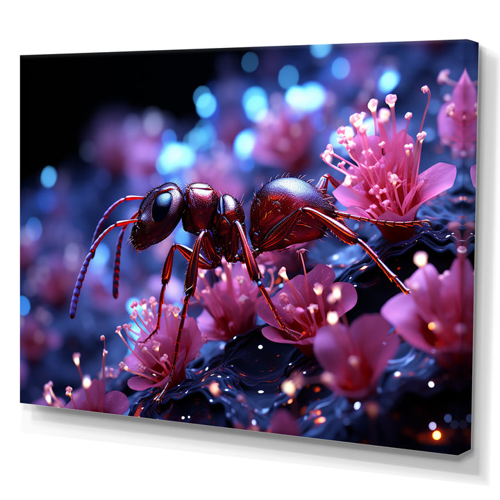 Celestial Antics Cosmic Purple Ant - Ant Wall Decor
