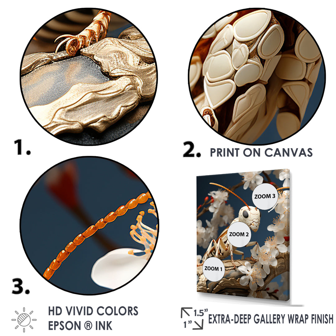 Delicate Infiltrator Ivory Ant - Ant Wall Art Prints