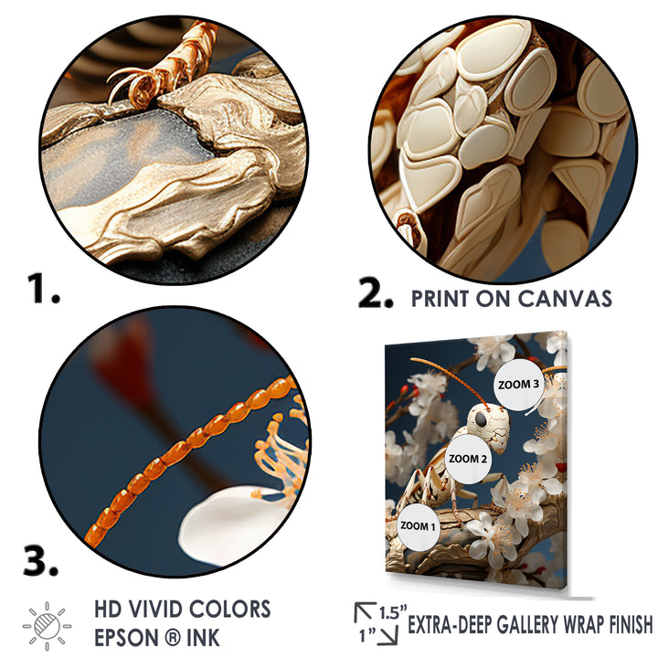 Delicate Infiltrator Ivory Ant - Ant Wall Art Prints