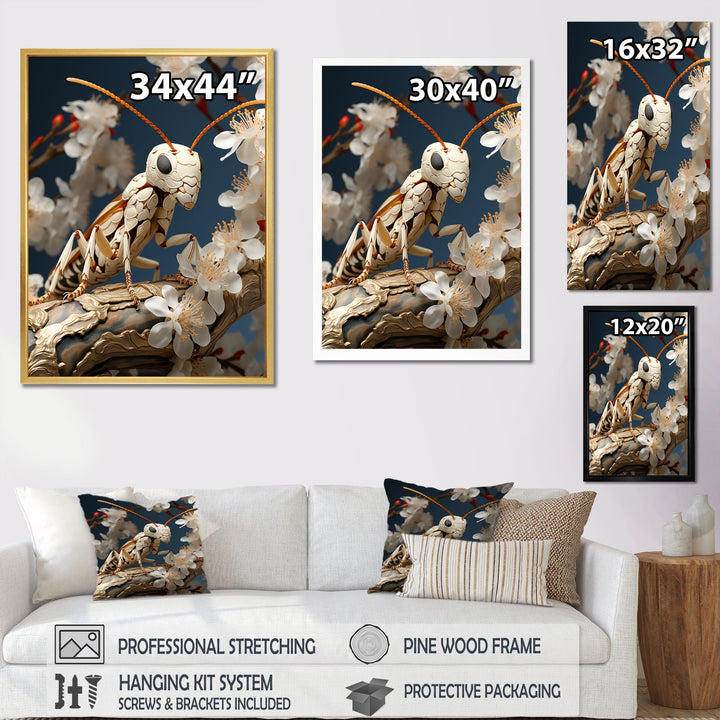 Delicate Infiltrator Ivory Ant - Ant Wall Art Prints