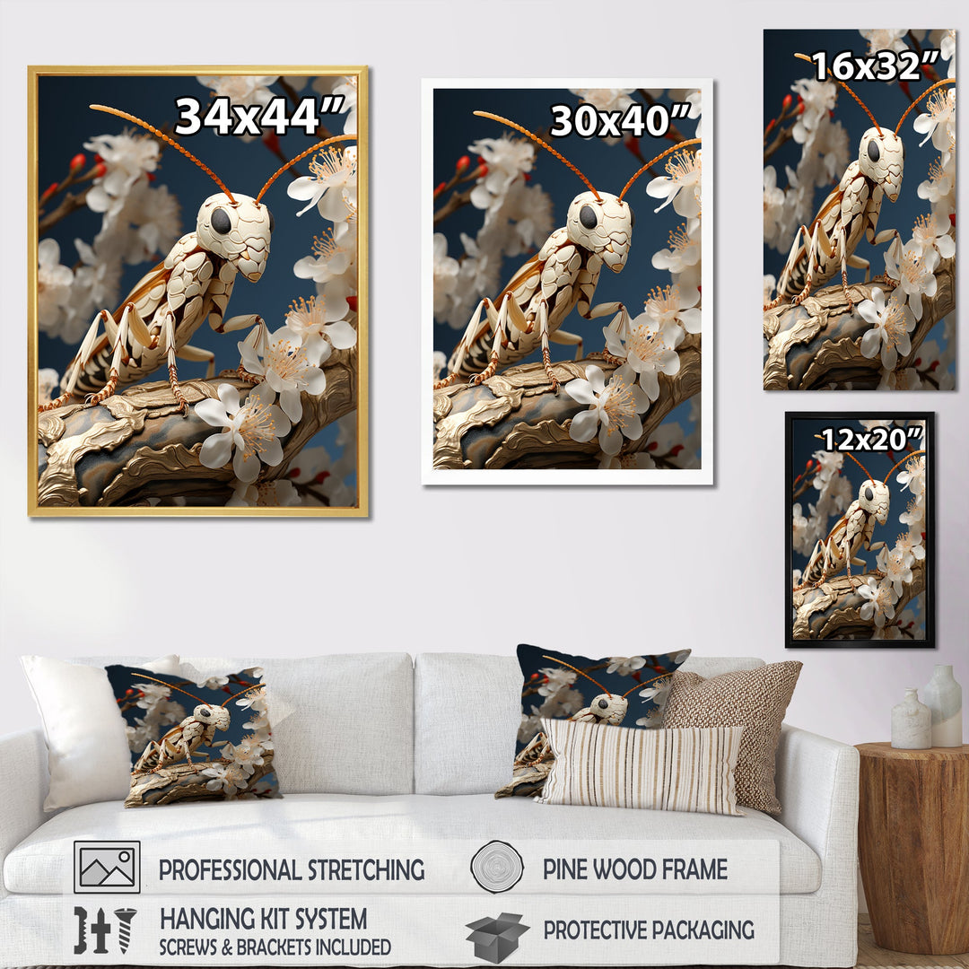 Delicate Infiltrator Ivory Ant - Ant Wall Art Prints