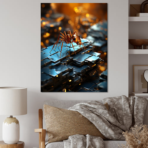 Digital Antics Pixelated Ant - Ant Wall Art Prints
