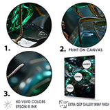 Emerald Explorations Ants - Green Ant Wall Art