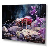 Enchanted Microcosm Ant - Ant Large Canvas Wall Art