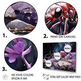 Enchanted Microcosm Ant - Ant Large Canvas Wall Art