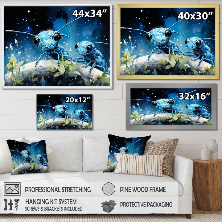 Enchanted Minions Blue Ants - Ant Home Decor Art