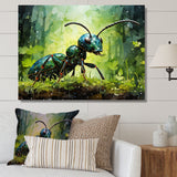 Forest Guardian Green Ant - Ant Bedroom Wall Art