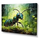 Forest Guardian Green Ant - Ant Bedroom Wall Art
