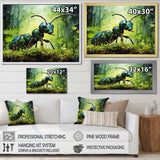 Forest Guardian Green Ant - Ant Bedroom Wall Art