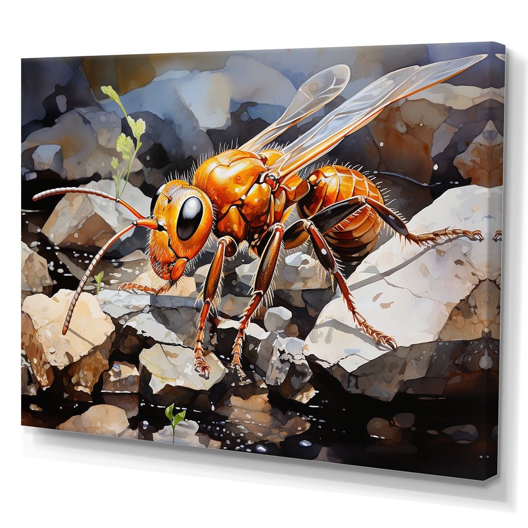 Golden Pathways Golden Ant - Ant Wall Decor