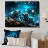 Lunar Workers Silver Ants - Silver Ant Wall Art