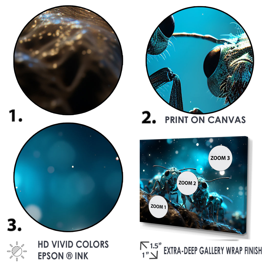 Lunar Workers Silver Ants - Silver Ant Wall Art