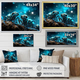 Lunar Workers Silver Ants - Silver Ant Wall Art