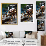 Metallic Worker Bronze Ant - Gold Ant Wall Art