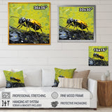 Neon Pioneers Yellow Black Ant - Ant Wall Decor