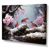 Pastel Gatherers Red Ants - Ant Wall Decor