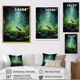 Undergrowth Explorer Moss Green Ant - Green Ant Wall Art