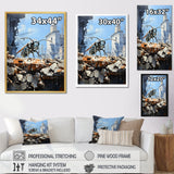 Urban Explorer Concrete Ant - Gray Ant Wall Art