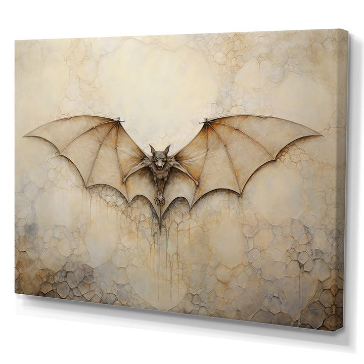 Minimalism Bat Open Wings - Bat Wall Art Prints