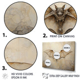 Minimalism Bat Open Wings - Bat Wall Art Prints