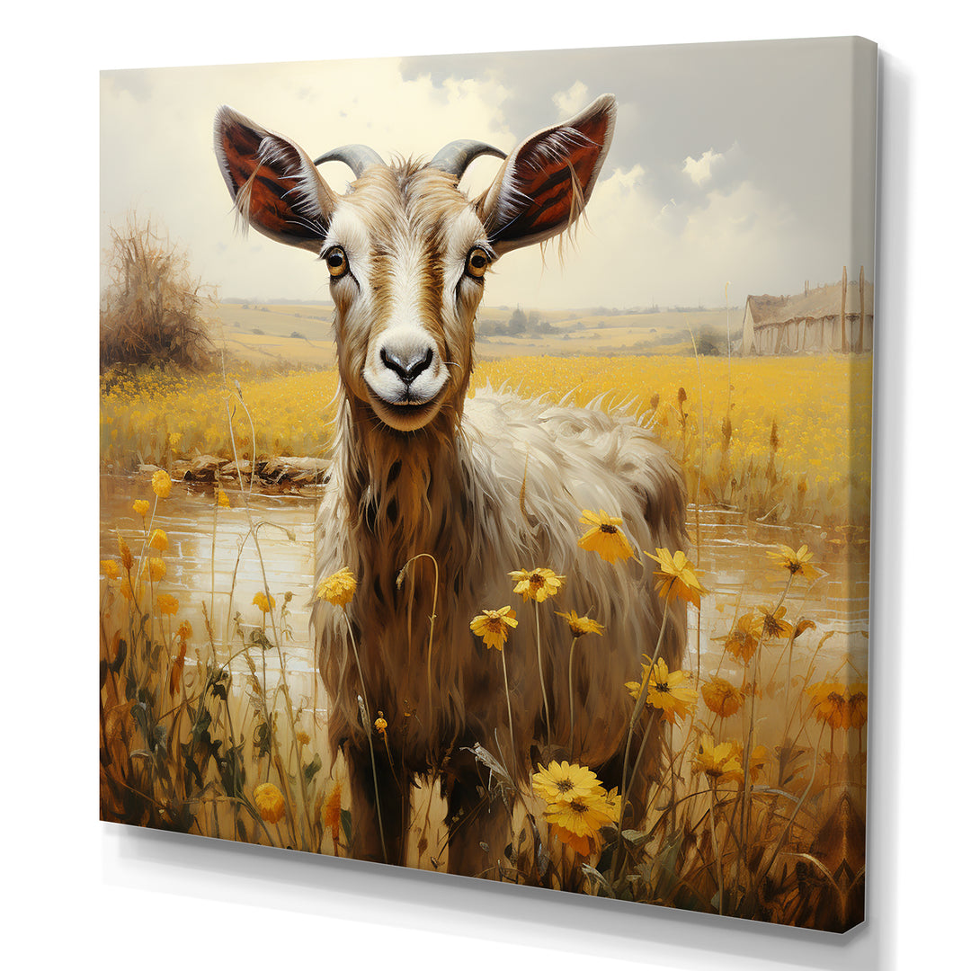 Meadow Goats Glee - Goat Home Decor Art