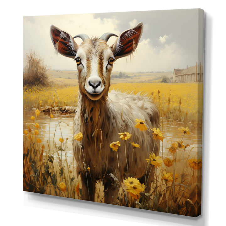 Meadow Goats Glee - Goat Home Decor Art