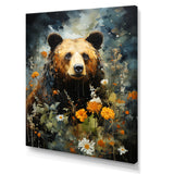 Portrait Of A Bear On Mountain - Brown Bear Wall Art