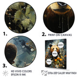 Portrait Of A Bear On Mountain - Brown Bear Wall Art