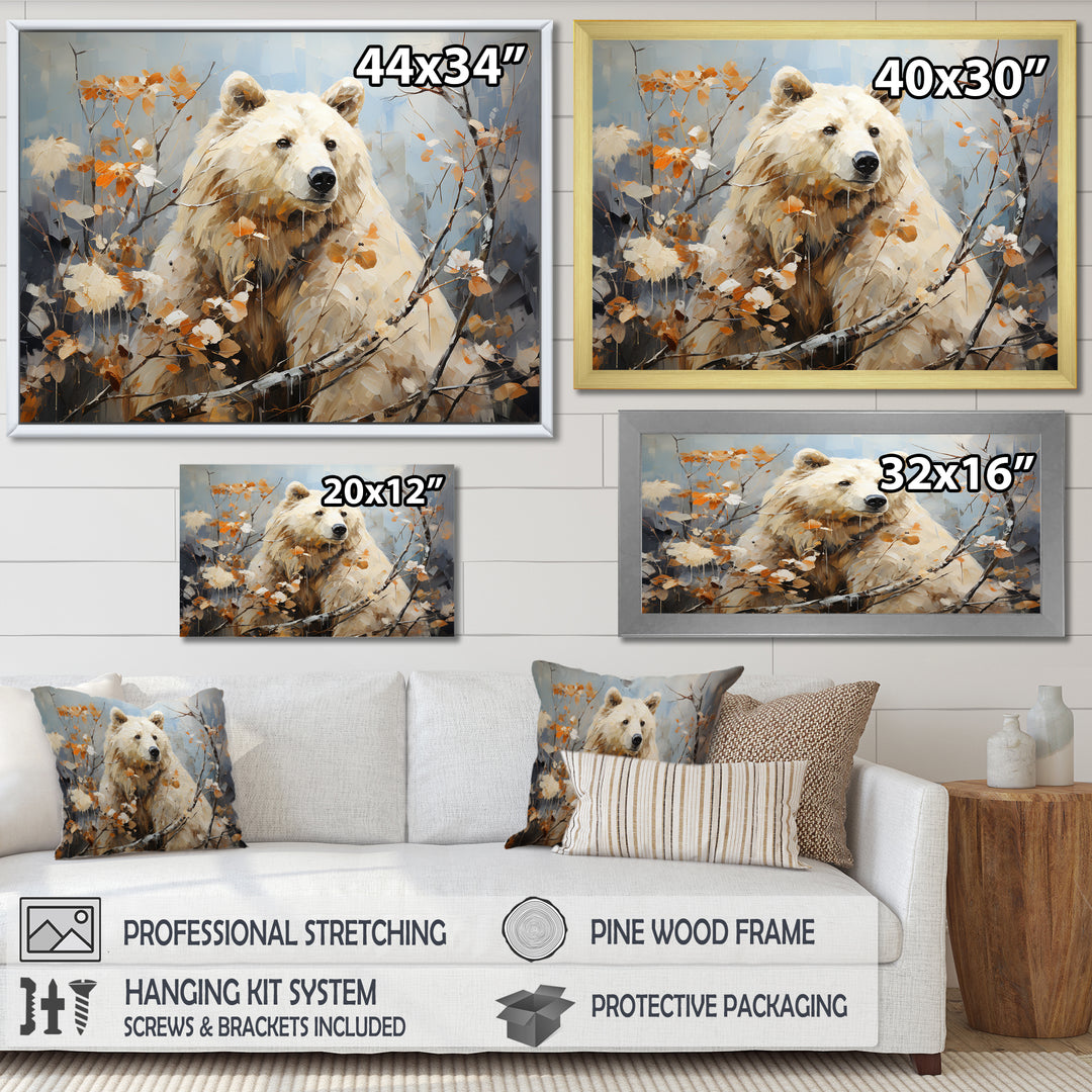 Contemporary Bear Grace - Bear Canvas Wall Art