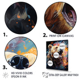 Cosmic Grizzly Bear Journey - Bear Wall Art Prints