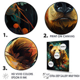Expressionist Grizzly Bear Vigor - Bear Wall Art Prints