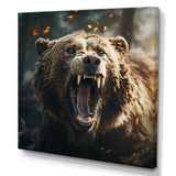 Expressionist Portrayal Of A Bear - Brown Bear Wall Art